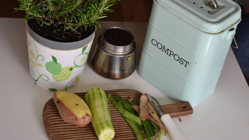 Epluchures de légumes à mettre au compost pour un jardin facile d'entretien